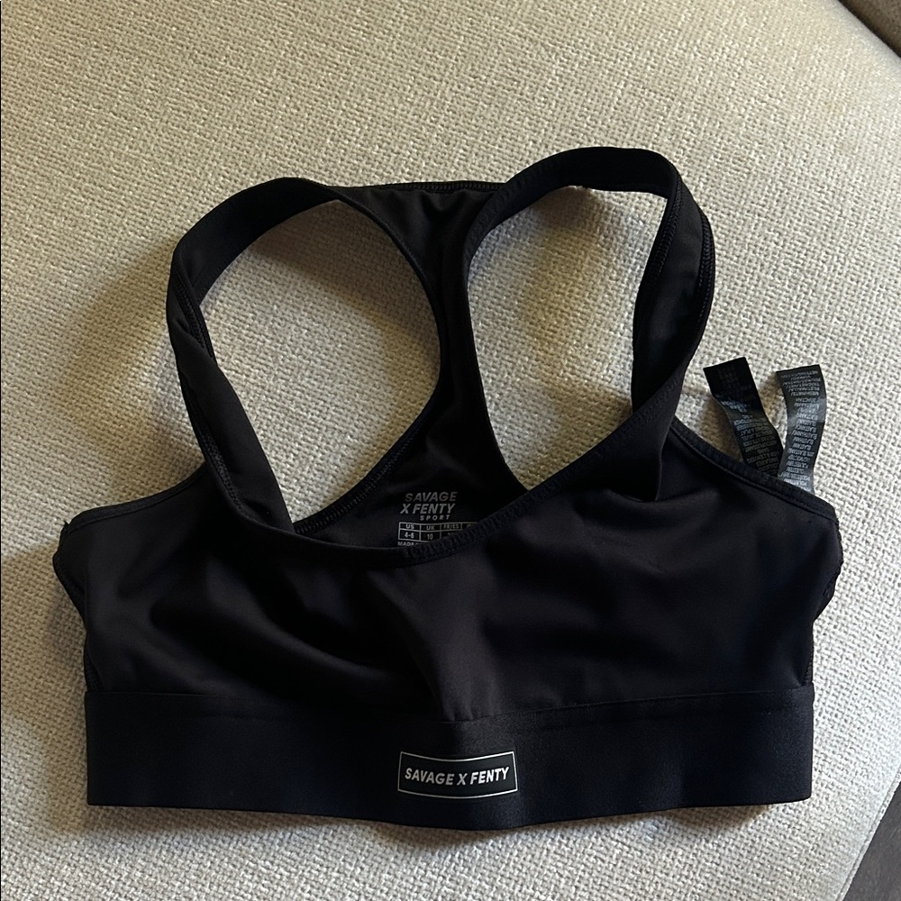 Savage X Fenty Midnight Black Sports Bra